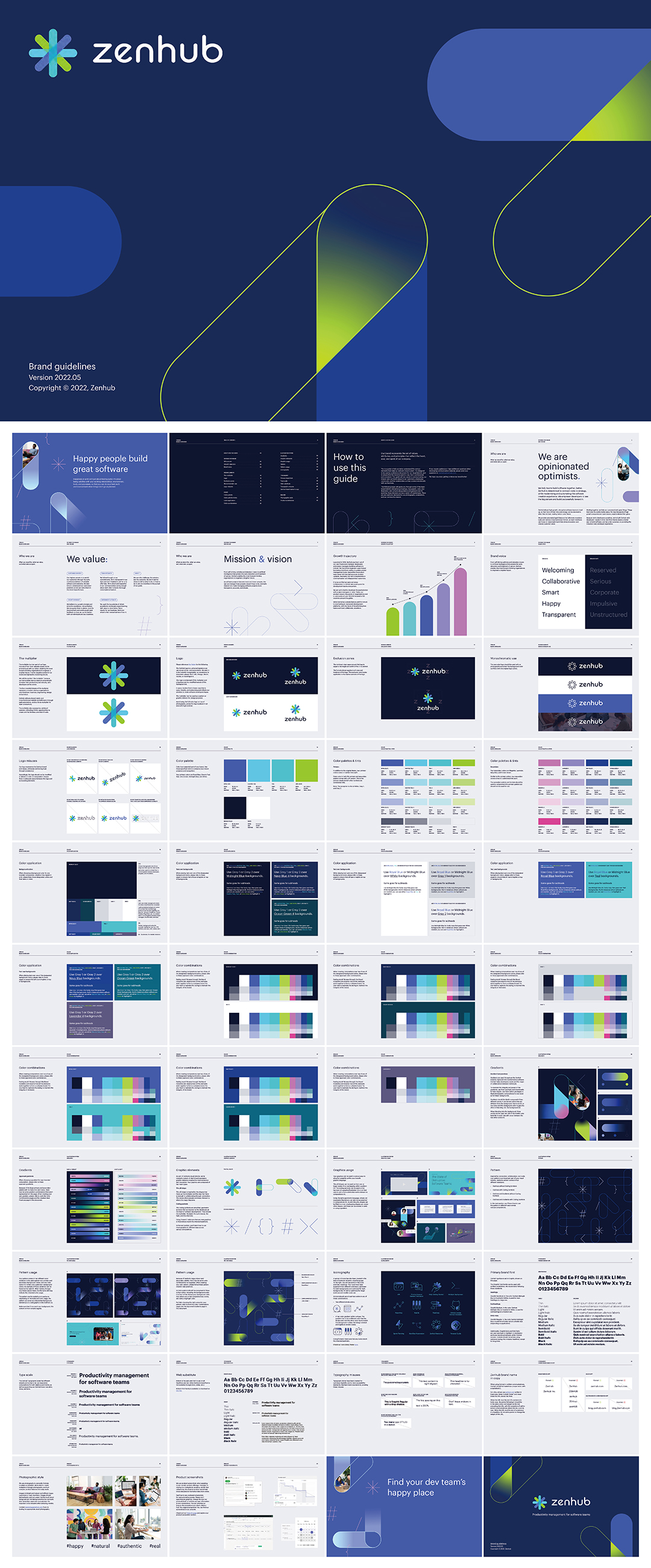 Zenhub软件品牌VI手册