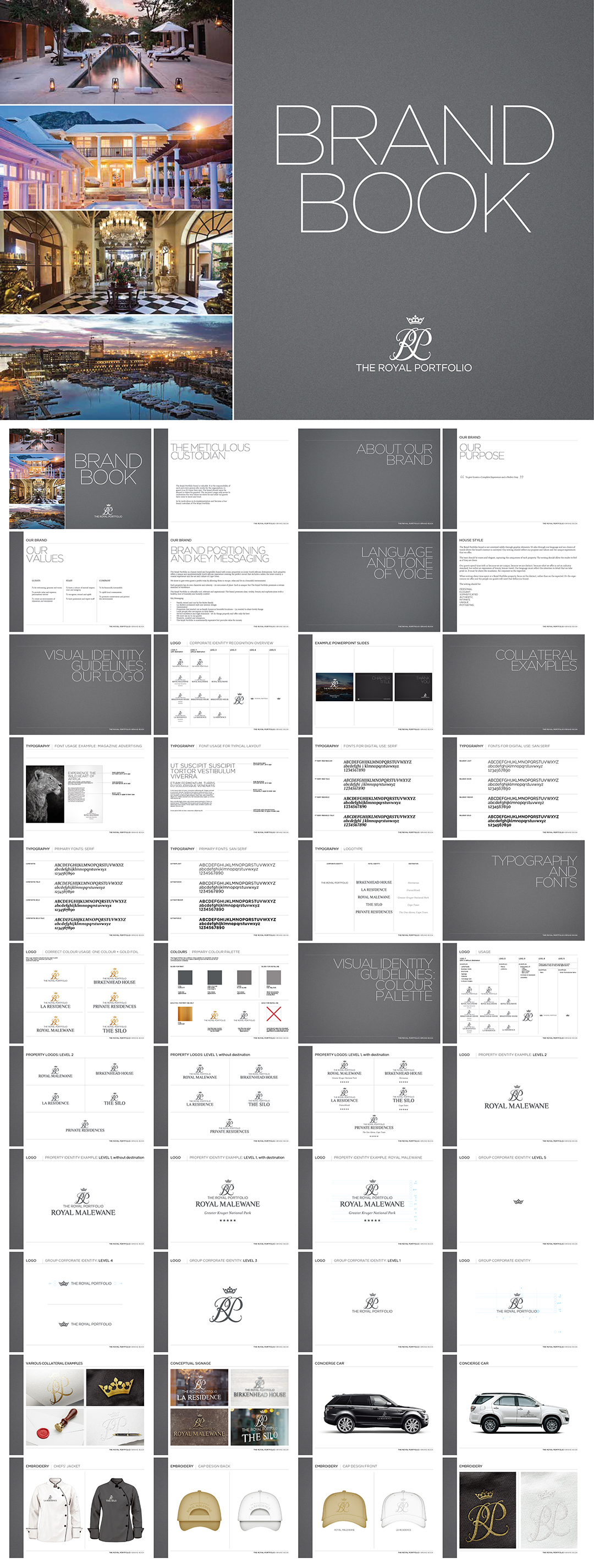 The Royal Portfolio酒店品牌VI手册