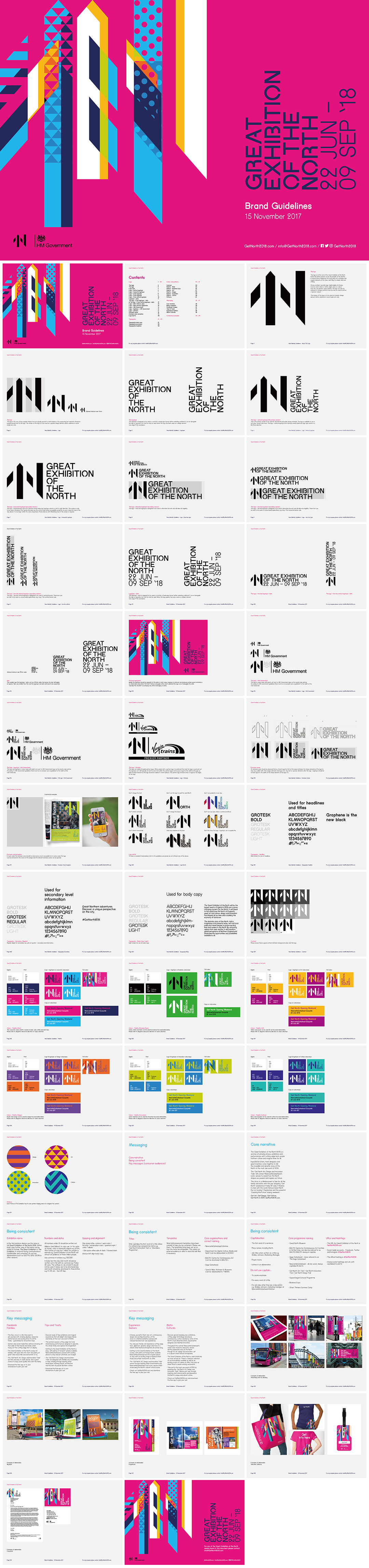 英国北部大展Great Exhibition of The North品牌VI手册