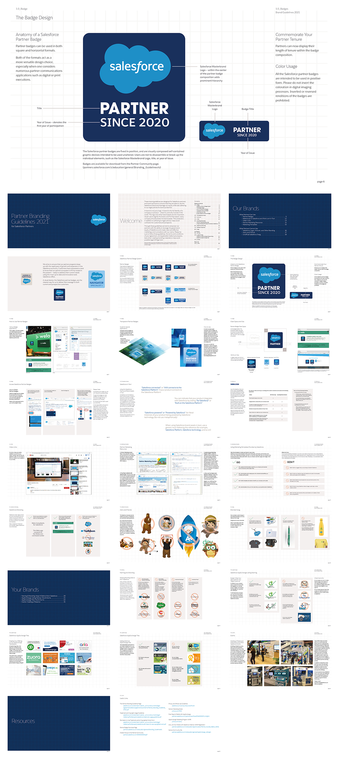 客户关系CRM提供商salesforce品牌手册
