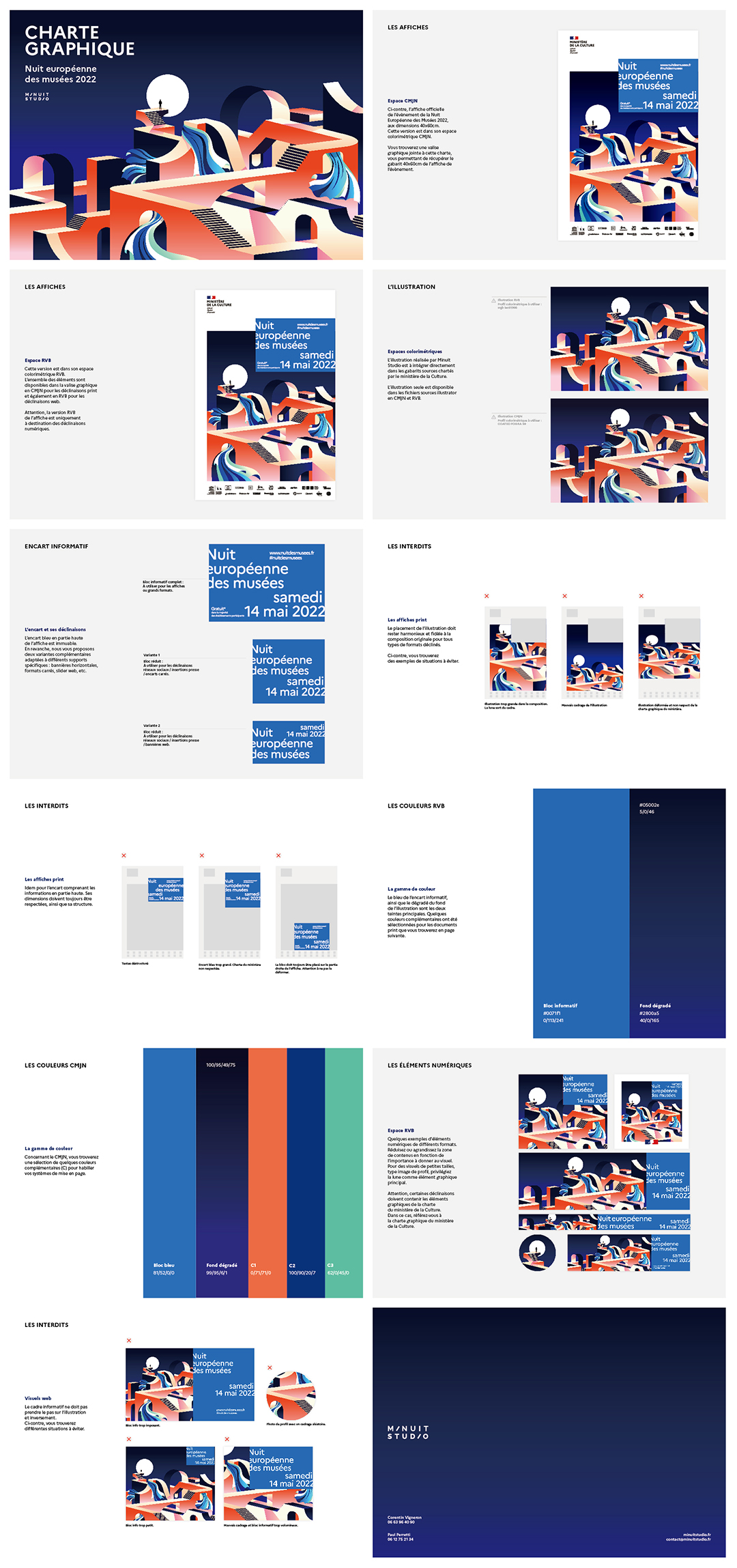 2022年欧洲博物馆之夜活动视觉规范手册