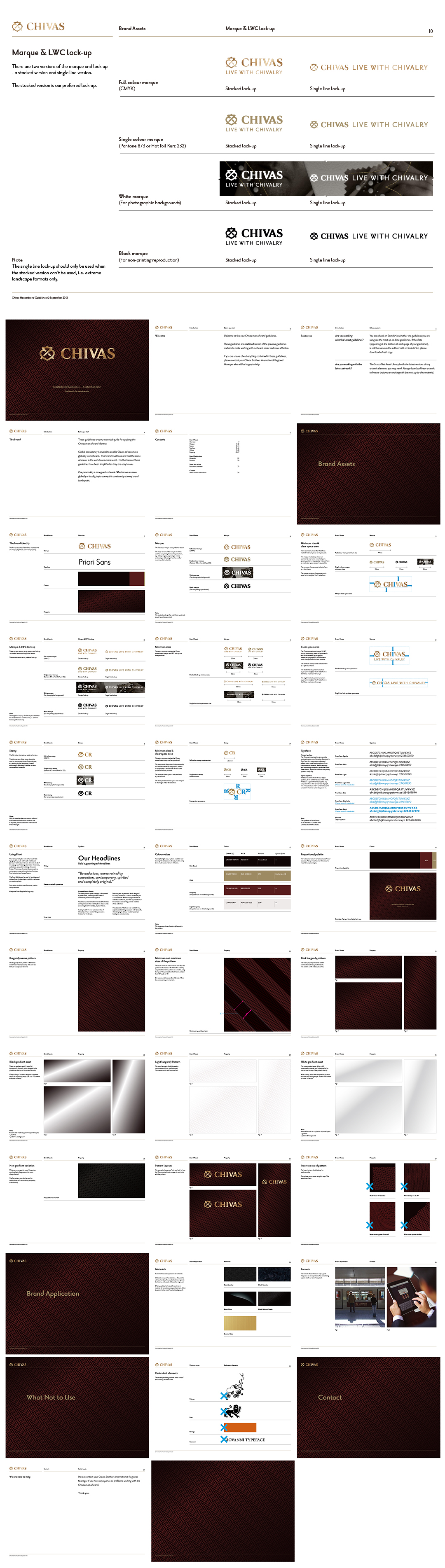 芝华士Chivas威士忌品牌VI手册