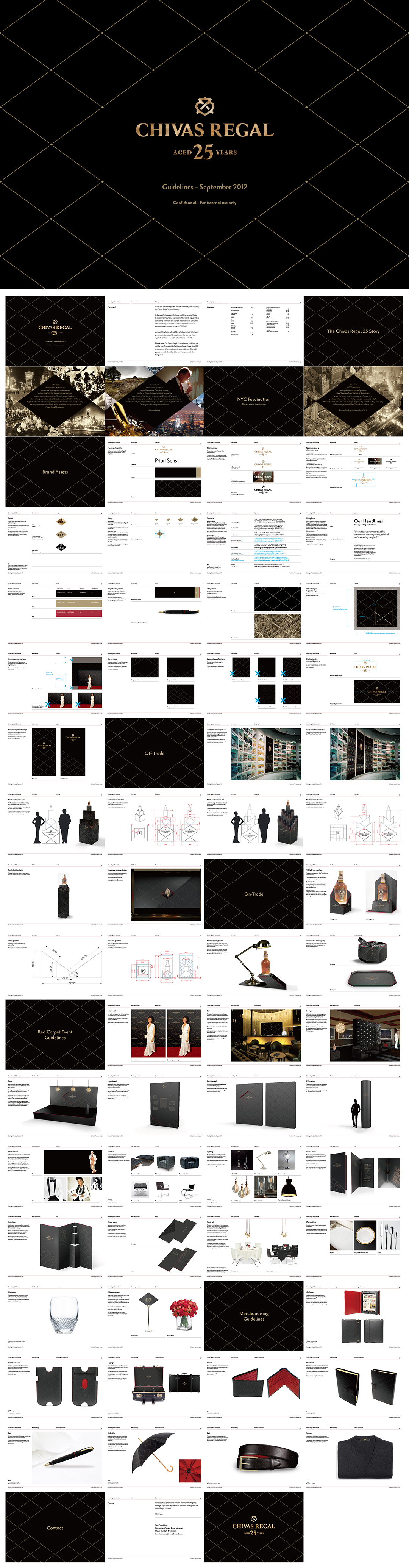 芝华士chivas 25年品牌VI手册