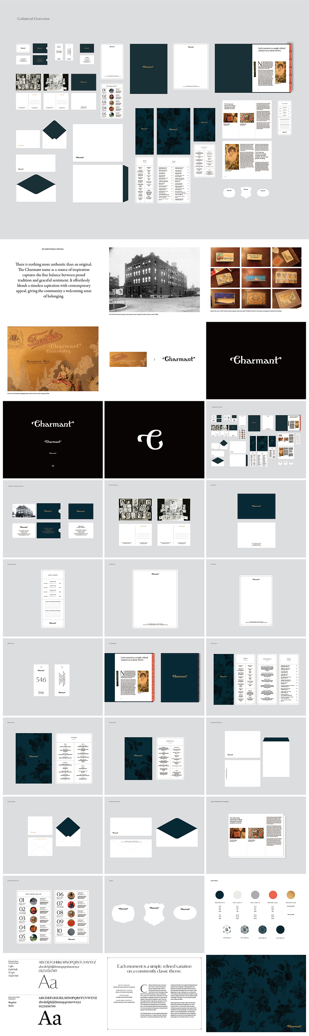 查曼特酒店charmant 品牌VI手册