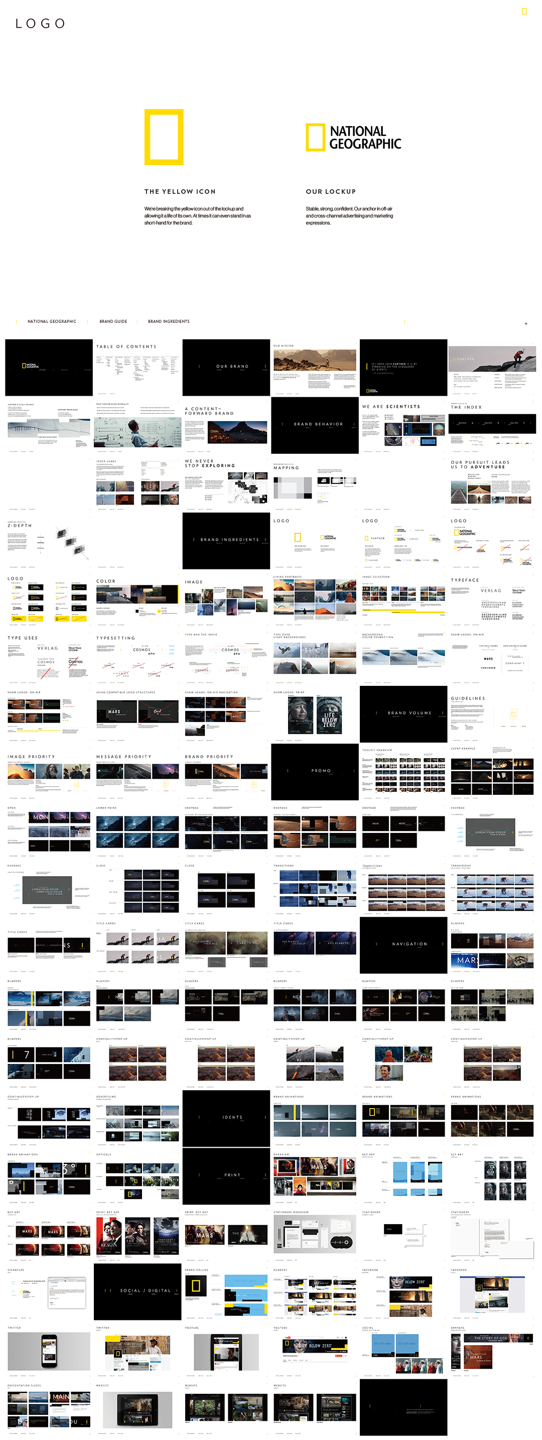 国家地理品牌VI手册