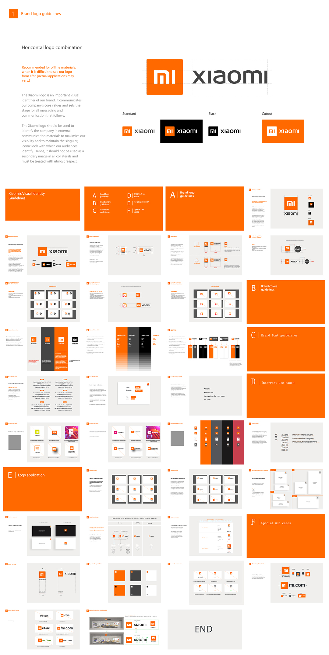 小米xiaomi品牌VI视觉识别手册