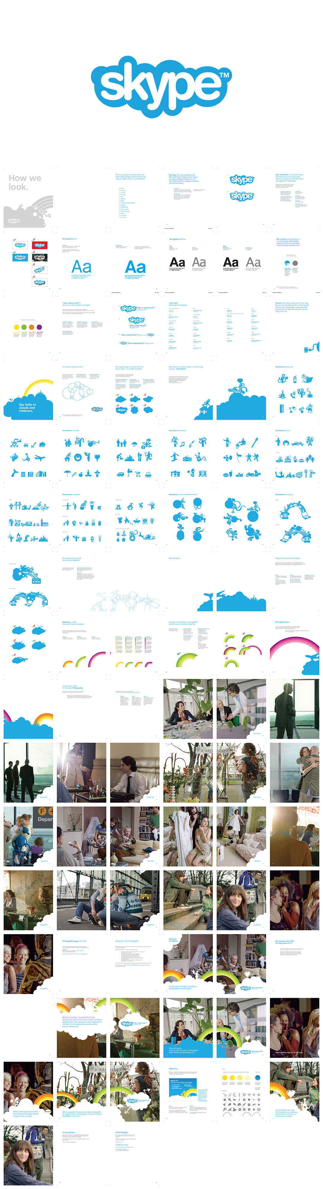 即时通讯软件Skype品牌VI手册