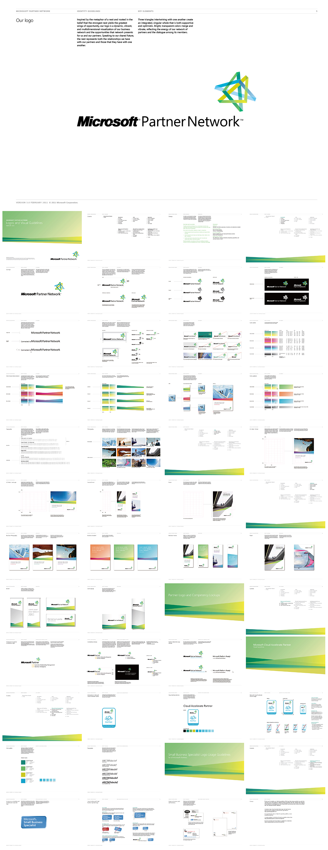 MICROSOFT PARTNER NETWORK 微软合作伙伴网络品牌VI视觉识别手册