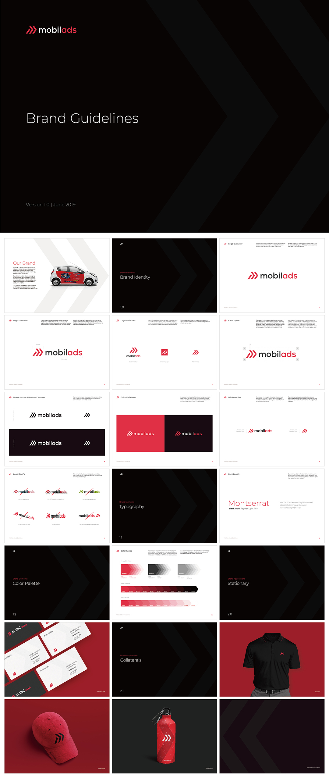 美国移动广告传媒MOBILADS品牌VI手册