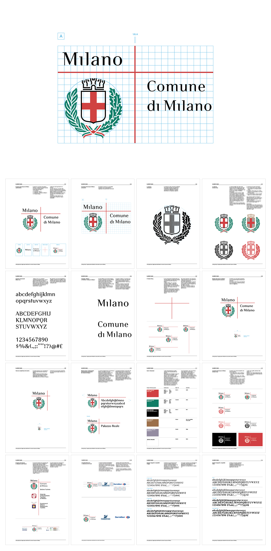 意大利米兰milano城市品牌logo视觉规范