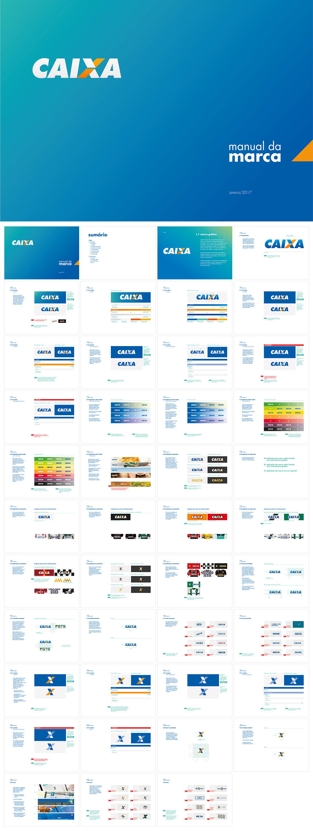 巴西联邦储蓄银行caixa品牌VI手册