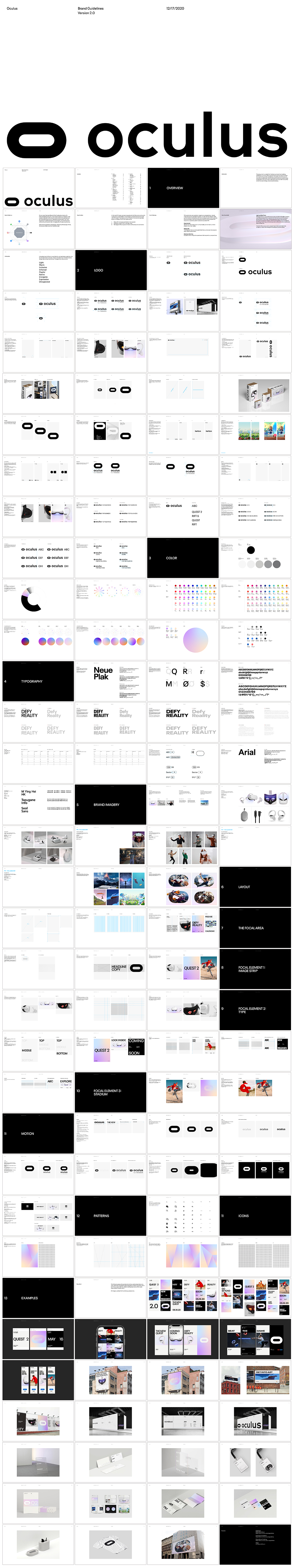 美国Oculus虚拟现实VR品牌VI视觉识别手册