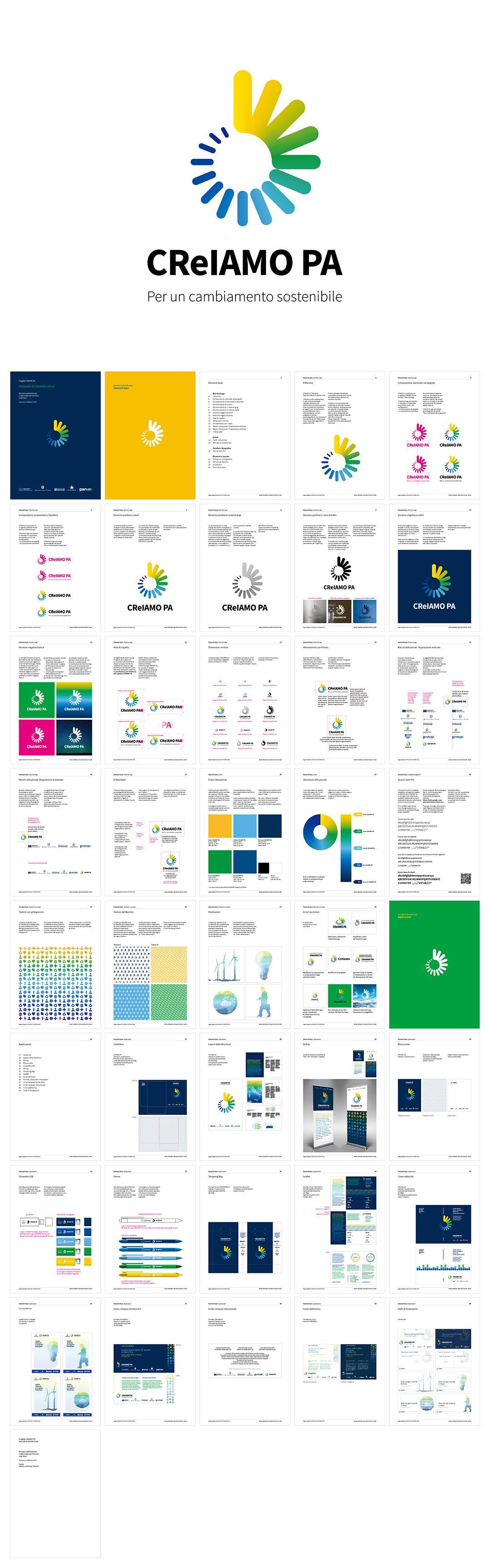意大利环境部creiamo_pa项目视觉识别手册