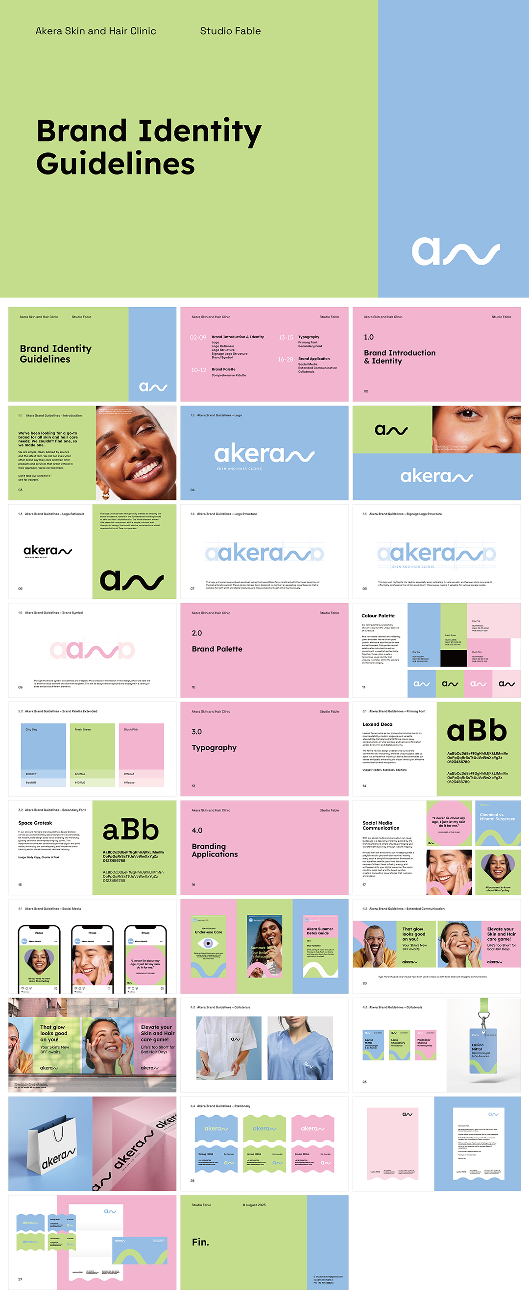 美容管理Akera品牌VI手册