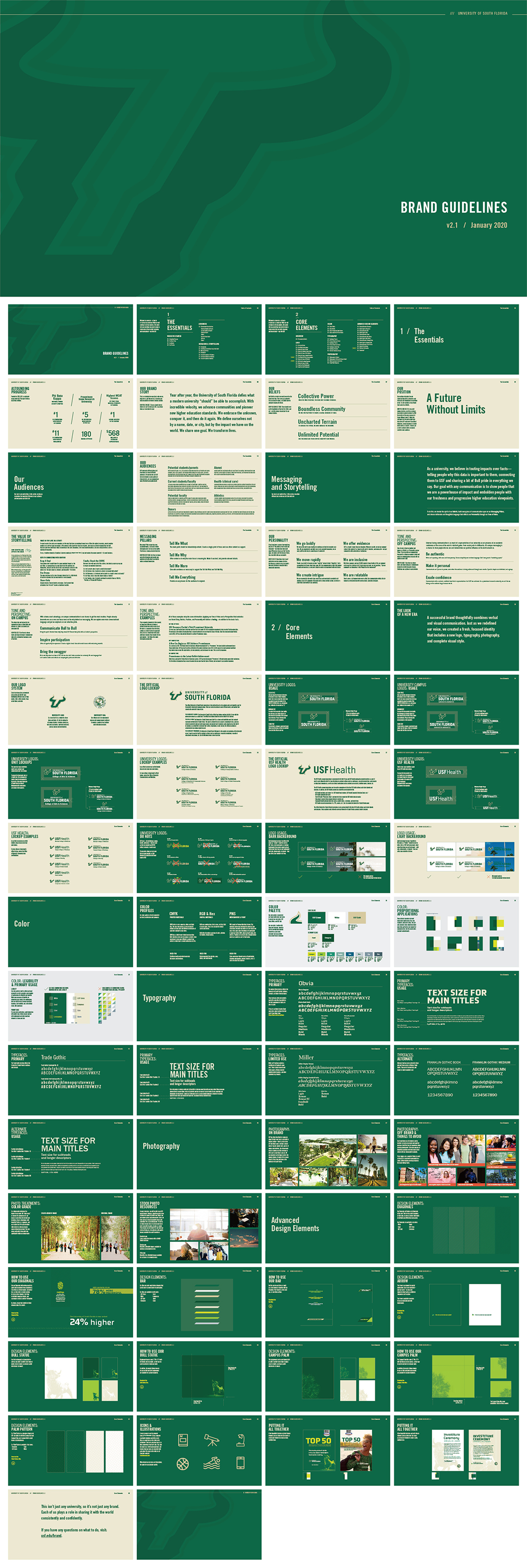 美国usf南佛罗里达大学品牌VI手册
