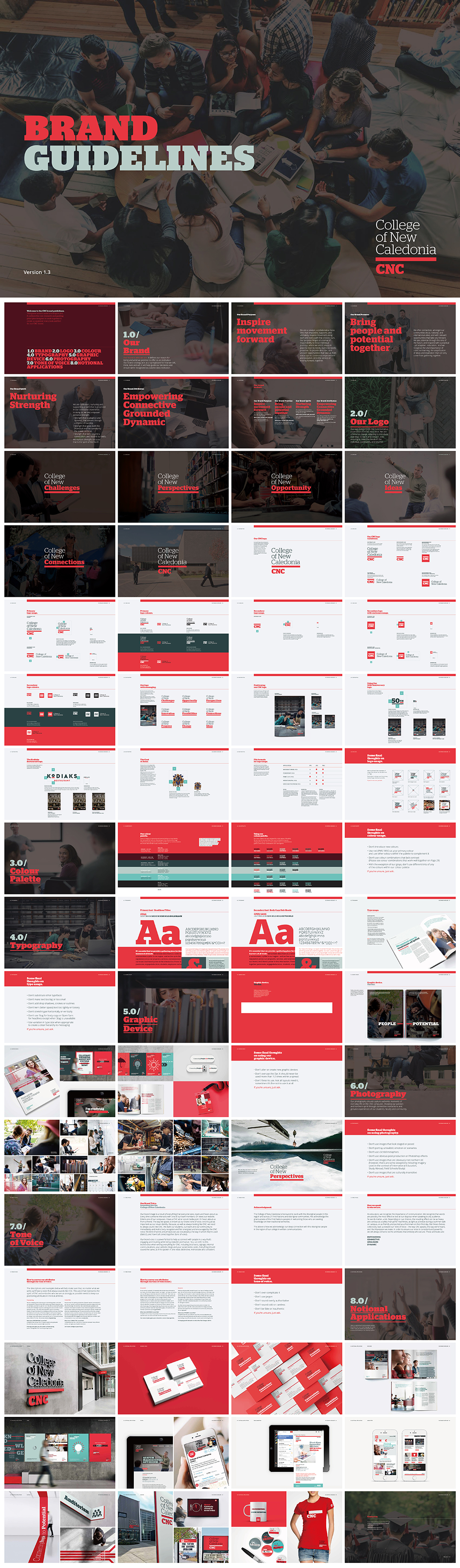 加拿大cnc新喀里多尼亚学院品牌VI手册