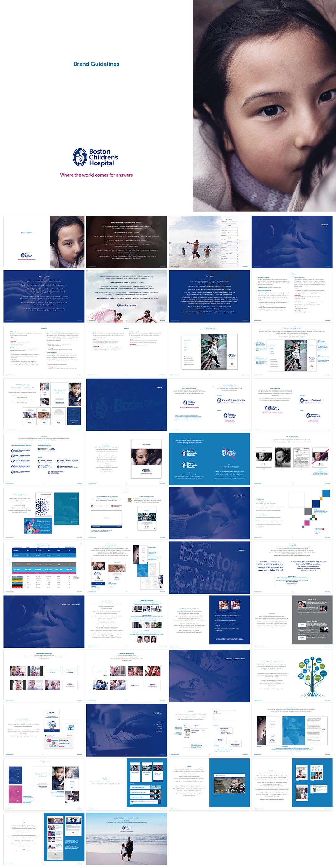 美国BCH波士顿儿童医院VI手册