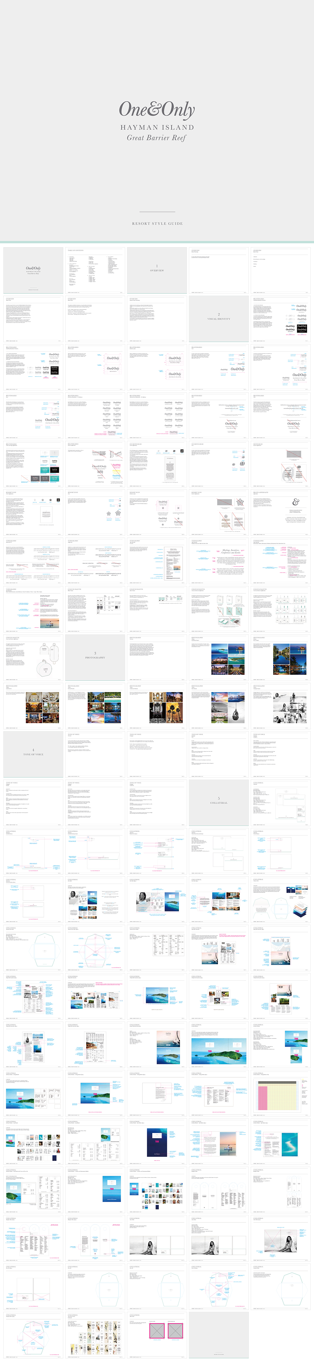 奢华度假酒店One&Only品牌视觉识别手册