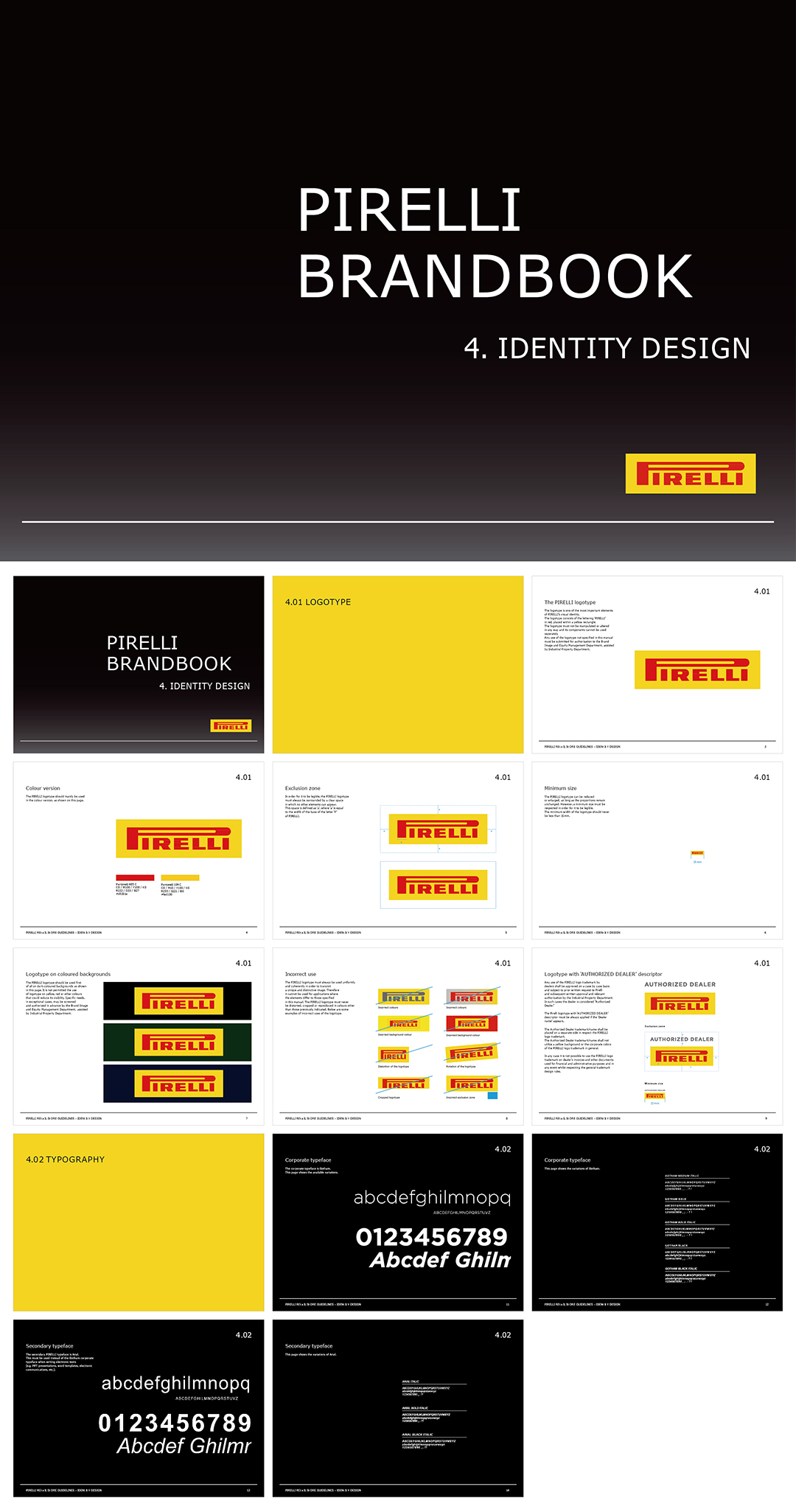 意大利Pirelli倍耐力品牌logo规范