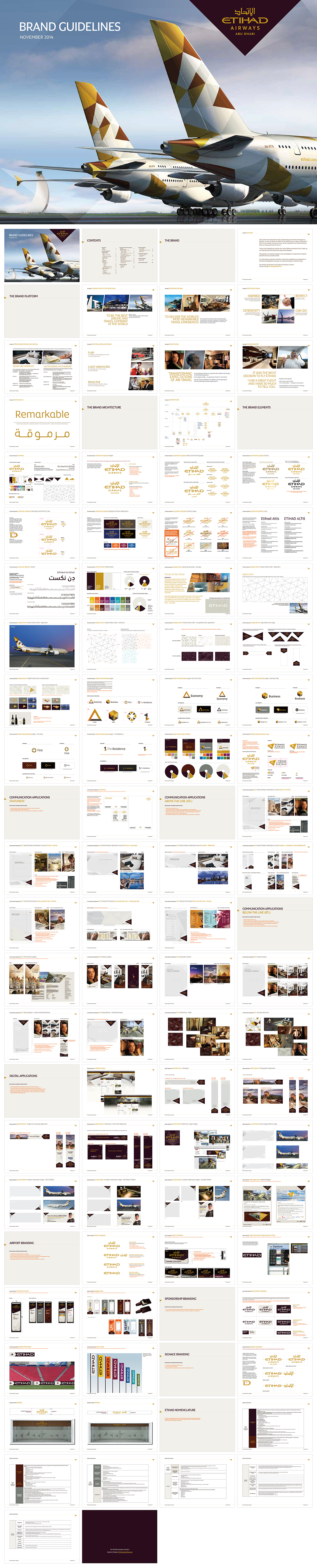 etihad阿提哈德航空公司VI手册