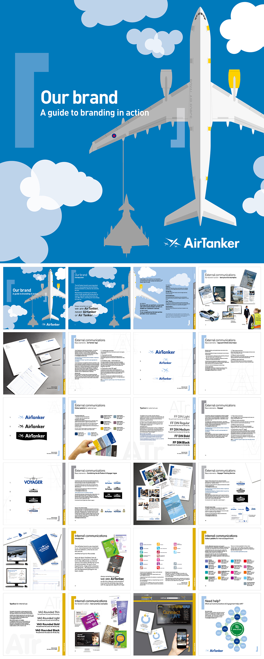 英国airtanker航空服务提供商VI手册
