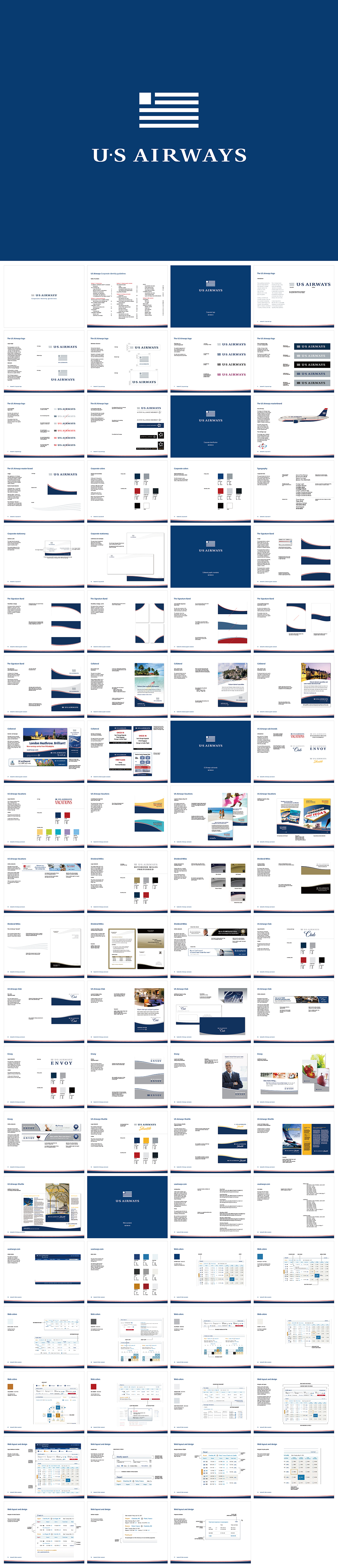 US-Airways全美航空公司VI手册