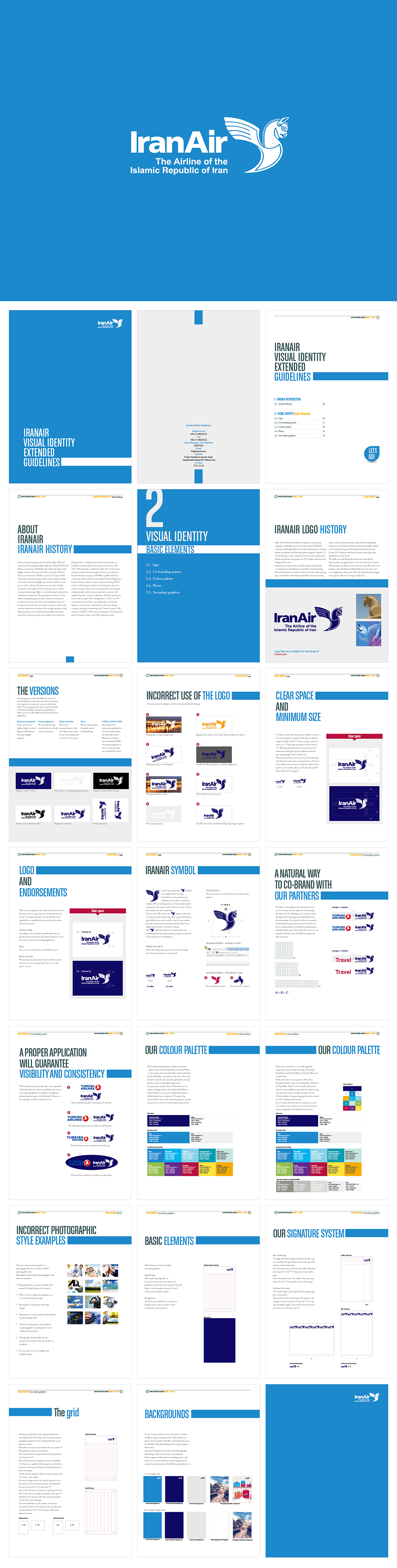 IranAir伊朗航空VI手册