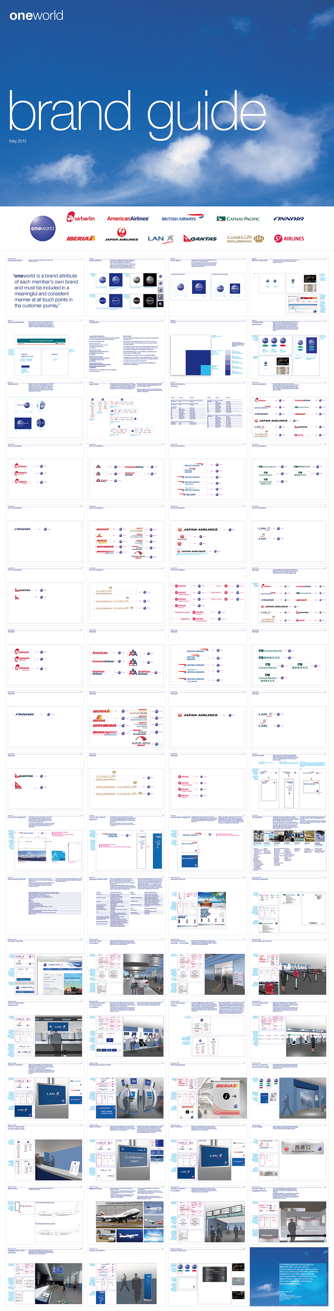 oneworld全球航空联盟VI手册