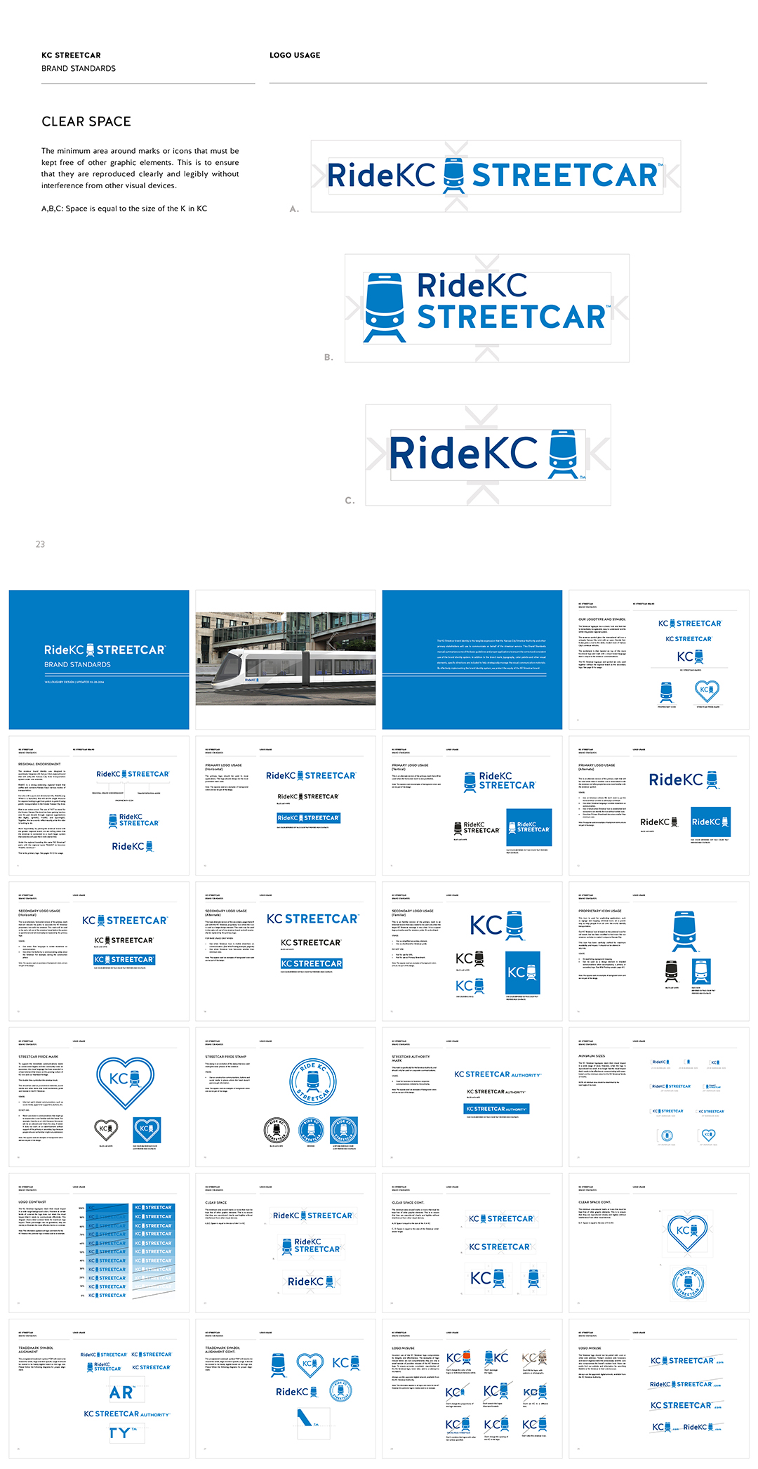 美国KCSA堪萨斯城市有轨电车logo规范