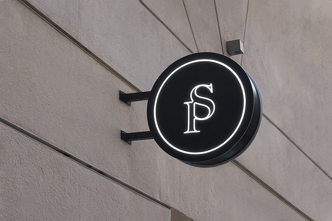 真实店铺场景展示灯箱样机