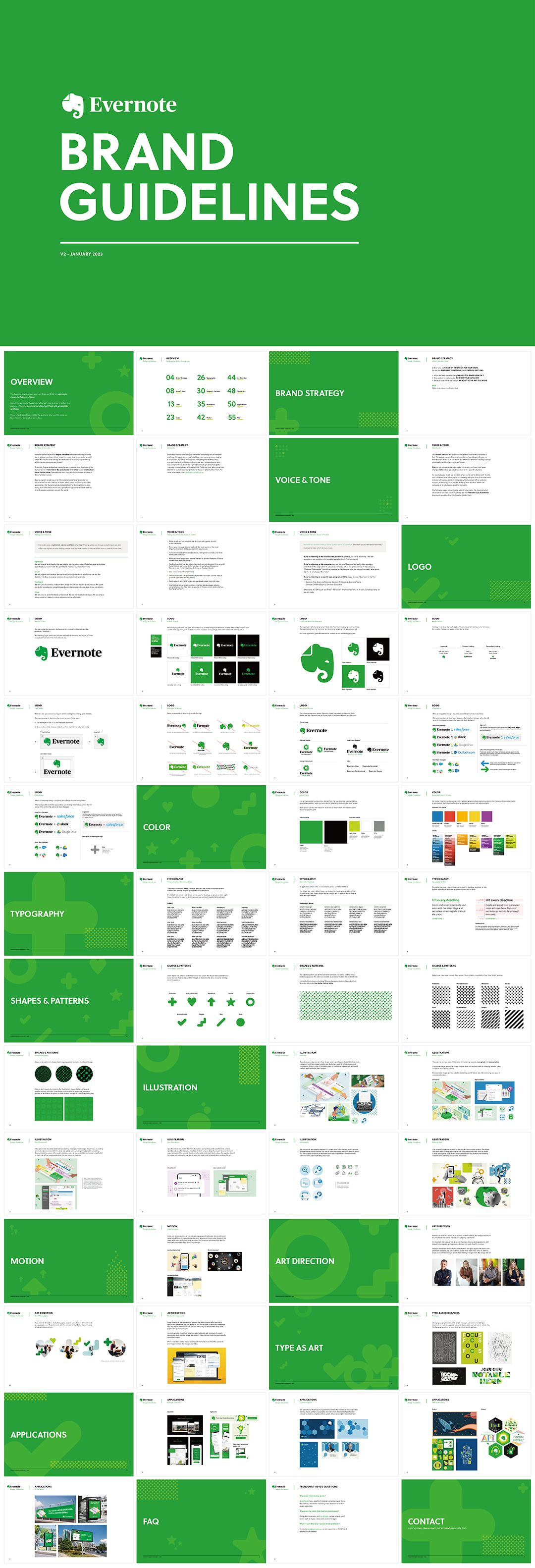 Evernote印象笔记品牌VI手册