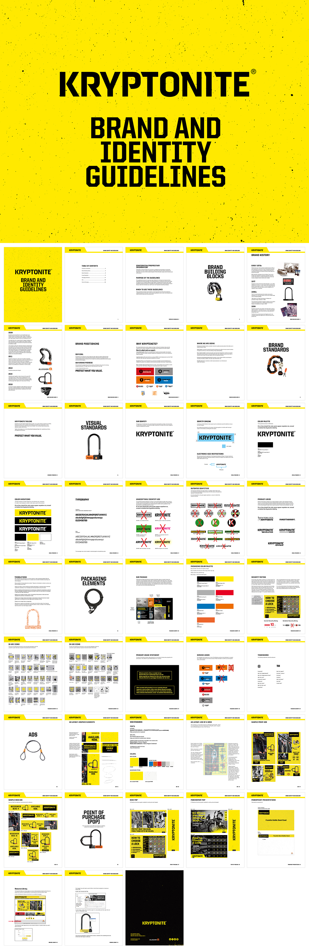 美国Kryptonite锁具品牌VI手册