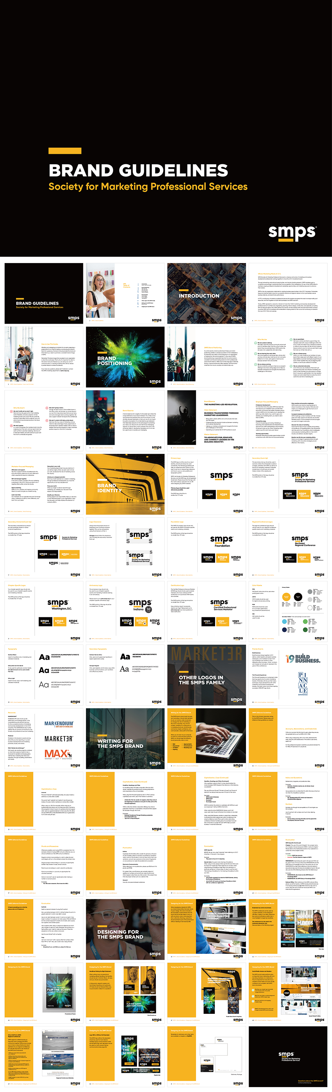 美国smps市场营销公司品牌VI手册