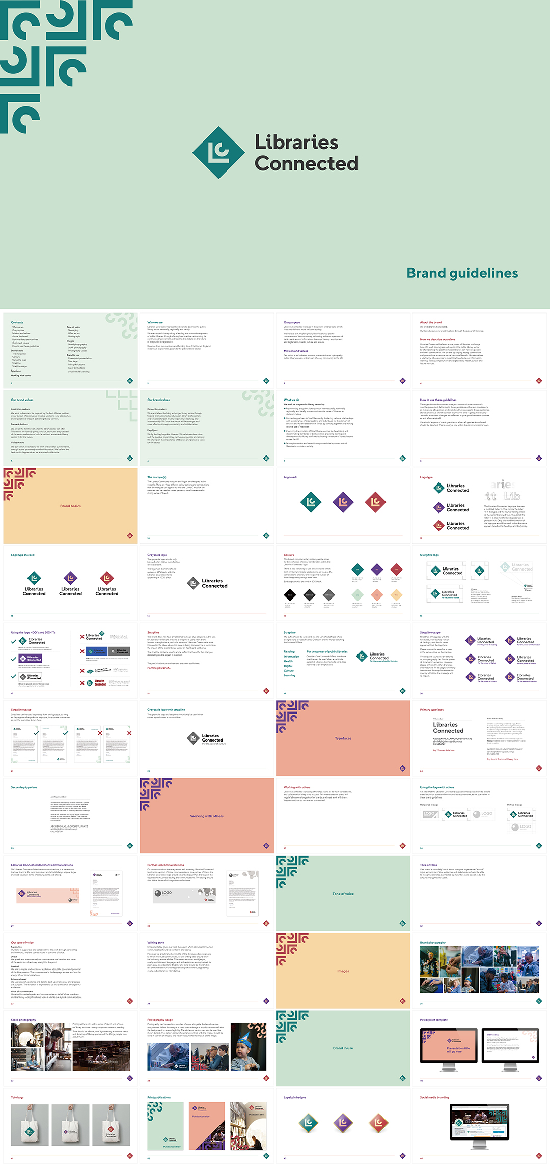 英国Libraries-Connected图书馆品牌VI手册