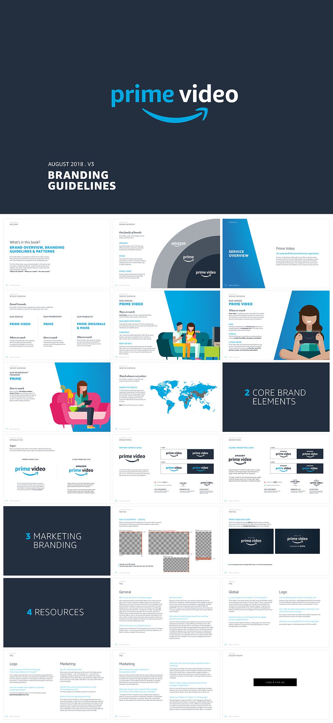 亚马逊Prime Video视频网站品牌logo规范