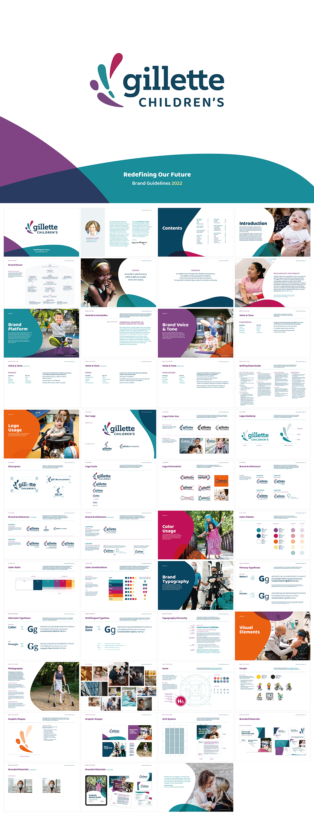 美国Gilette-childrens吉列儿童基金会品牌VI手册