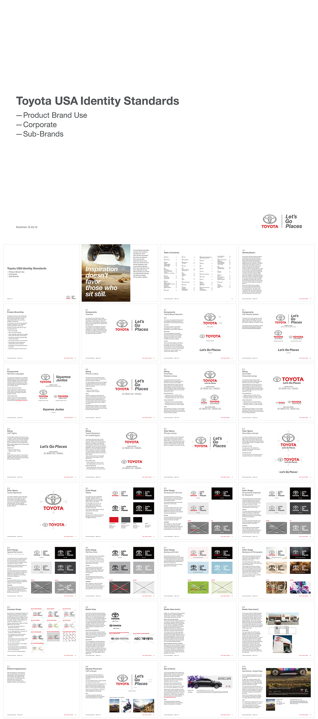 Toyota丰田品牌logo规范