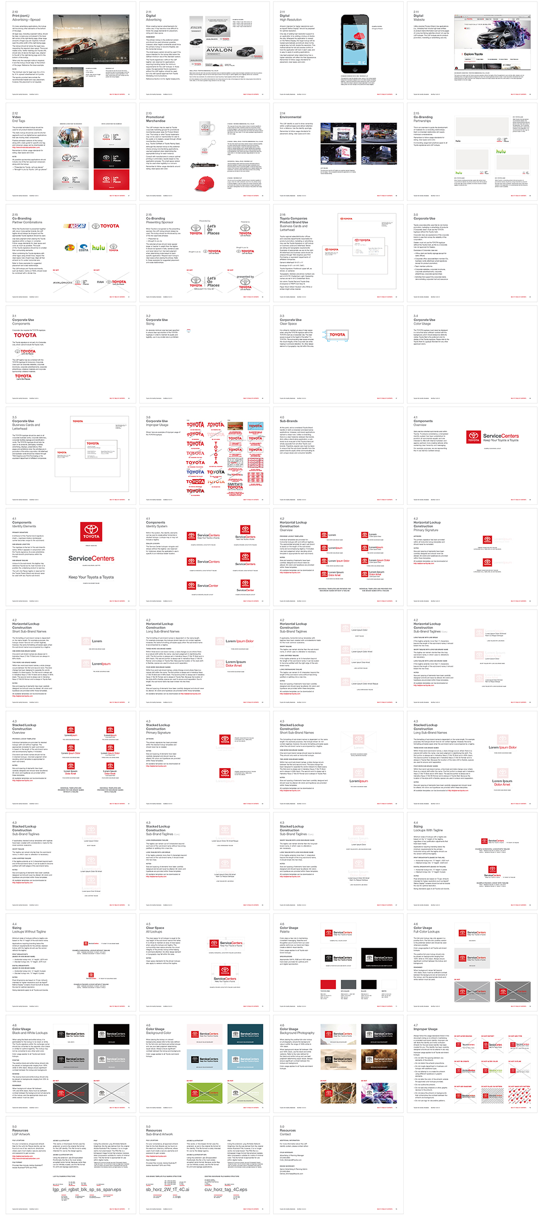 Toyota丰田品牌logo规范