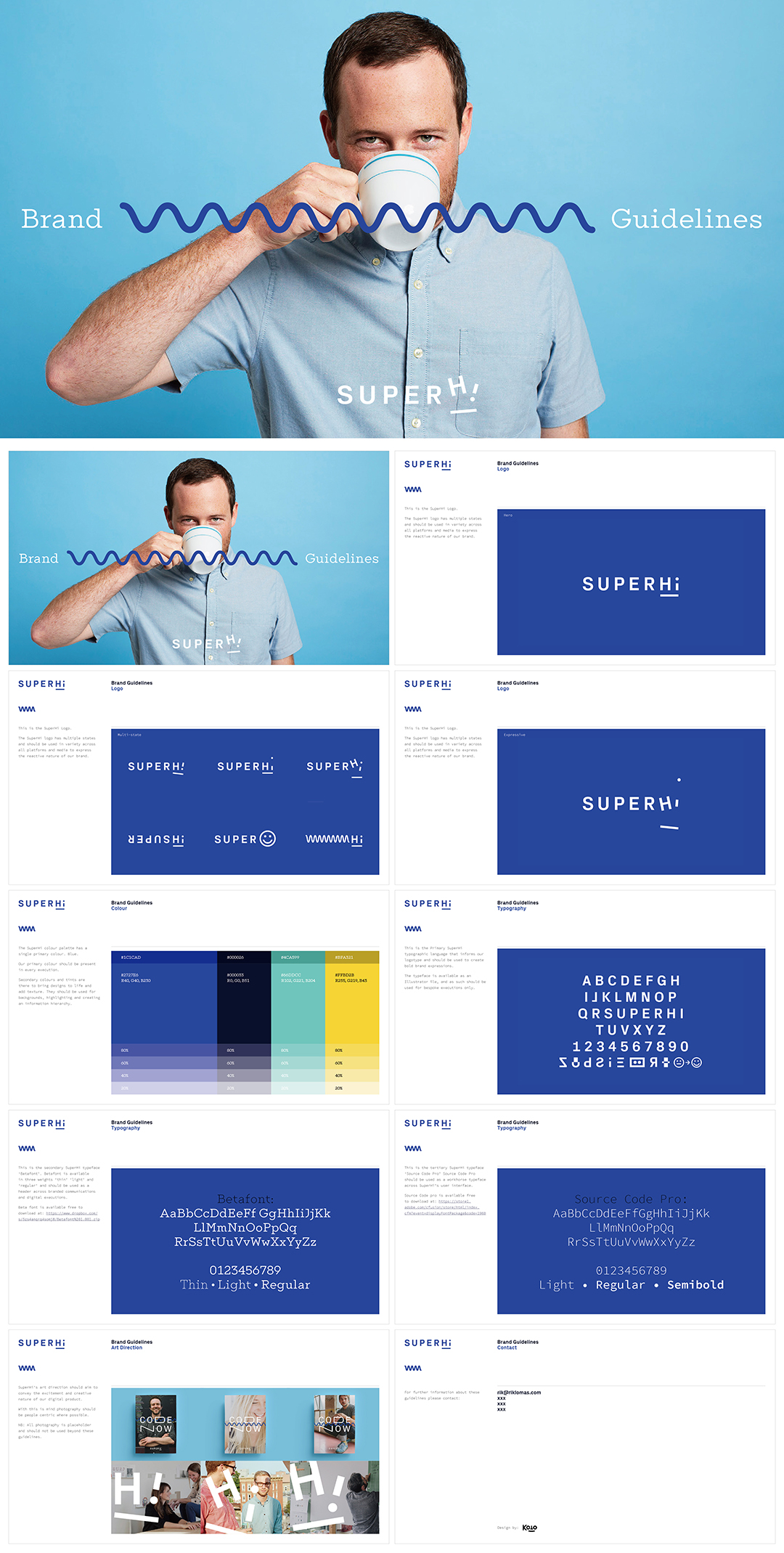 美国superHi教育品牌LOGO规范