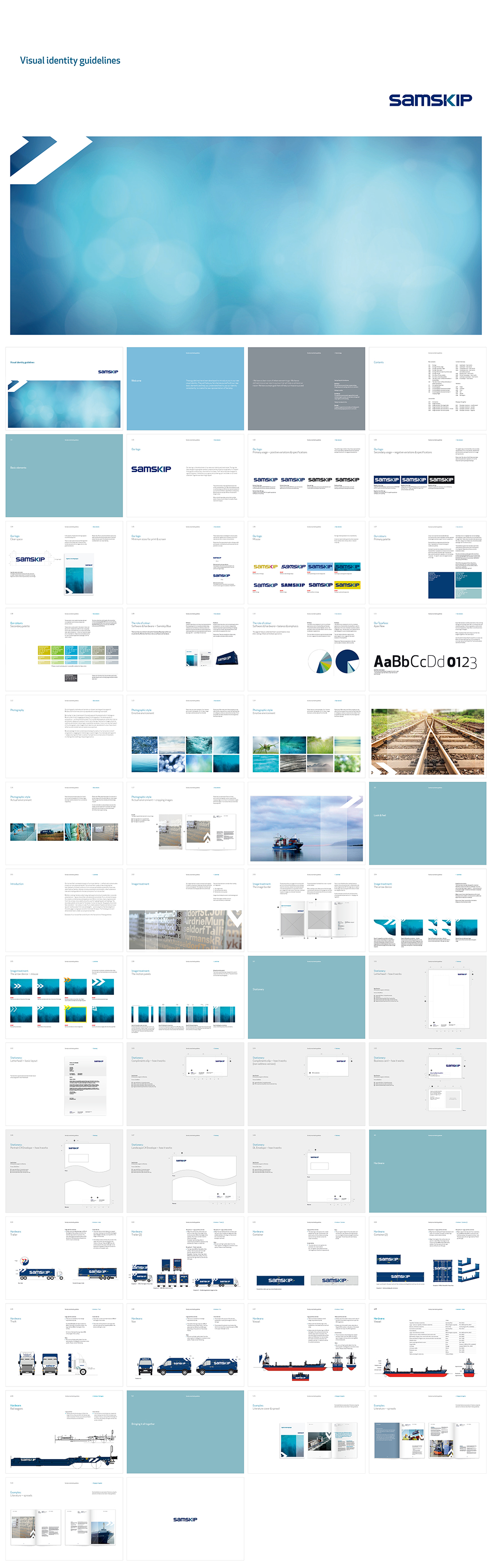 荷兰samskip国际运输公司VI手册