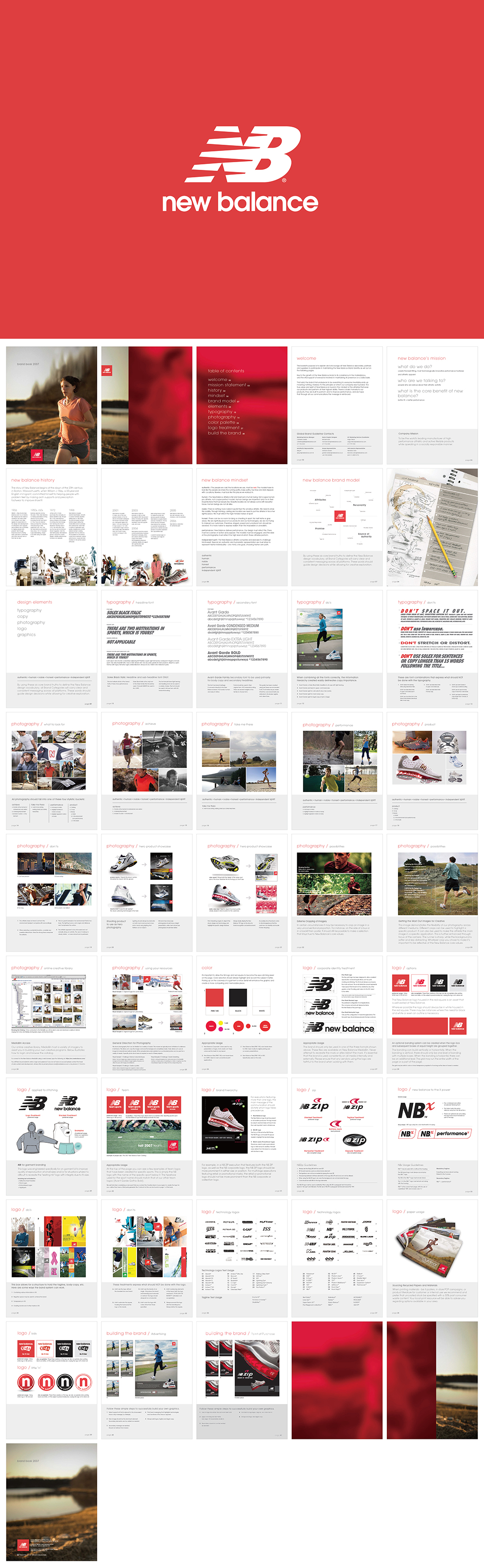 美国nb新百伦品牌VI手册