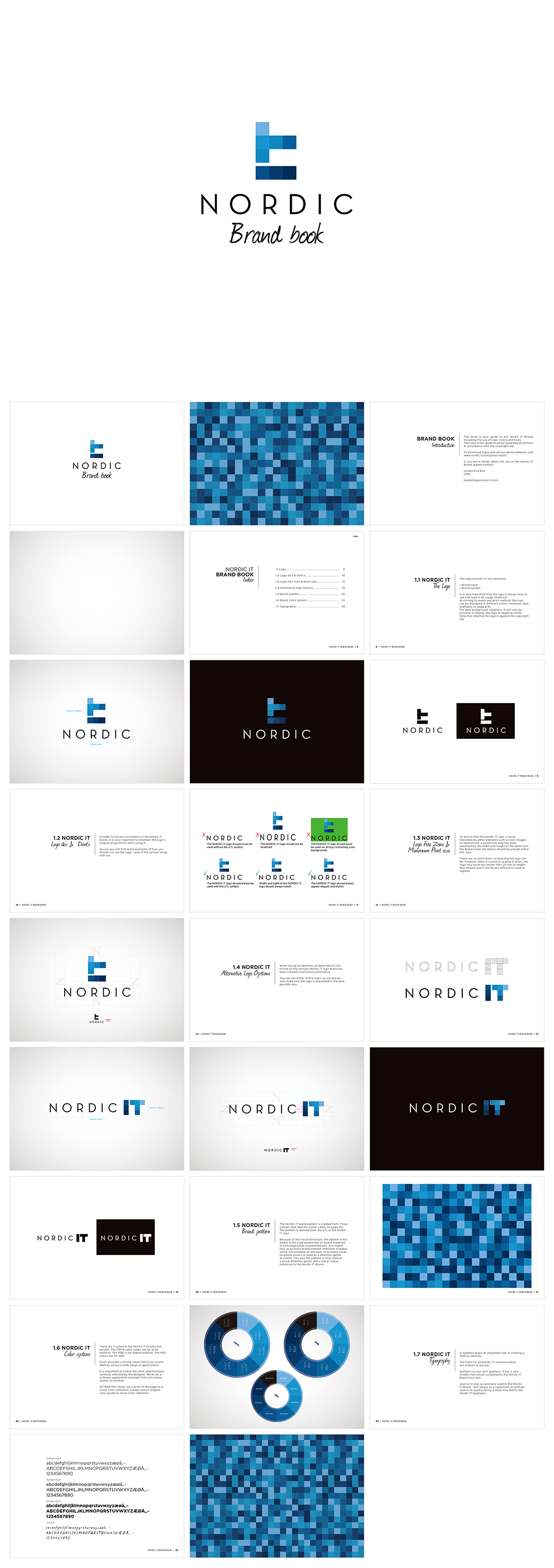 丹麦Nordic-IT航运通讯软件公司logo规范