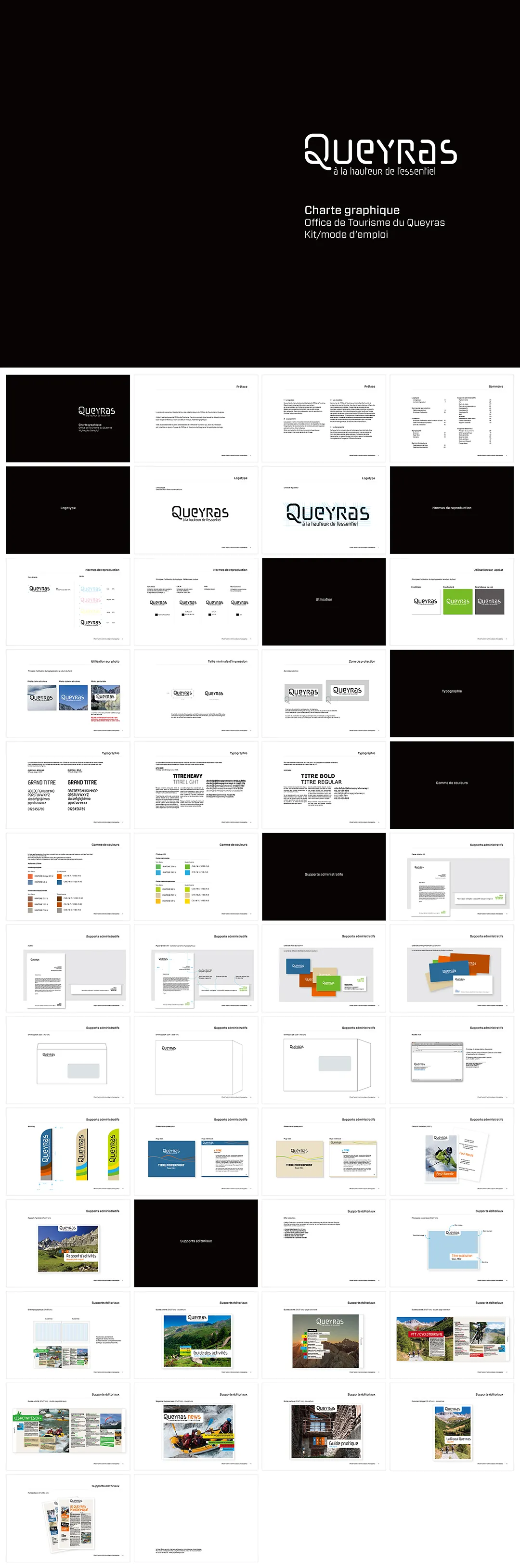法国Queyras-charte旅游VI手册