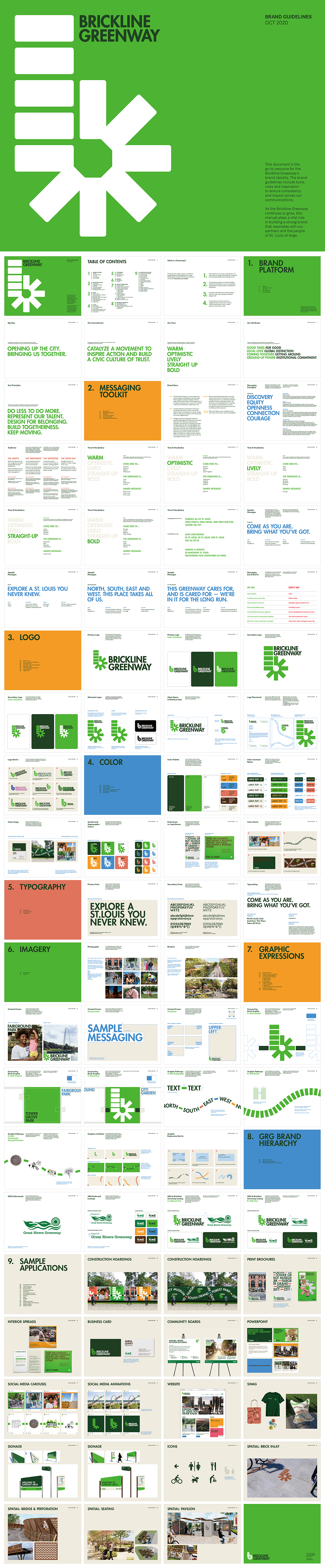 美国BricklineGreenway砖砌绿道公共机构VI手册