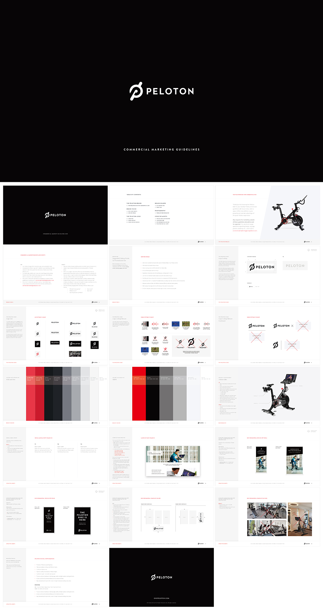美国Peloton互动健身平台logo规范