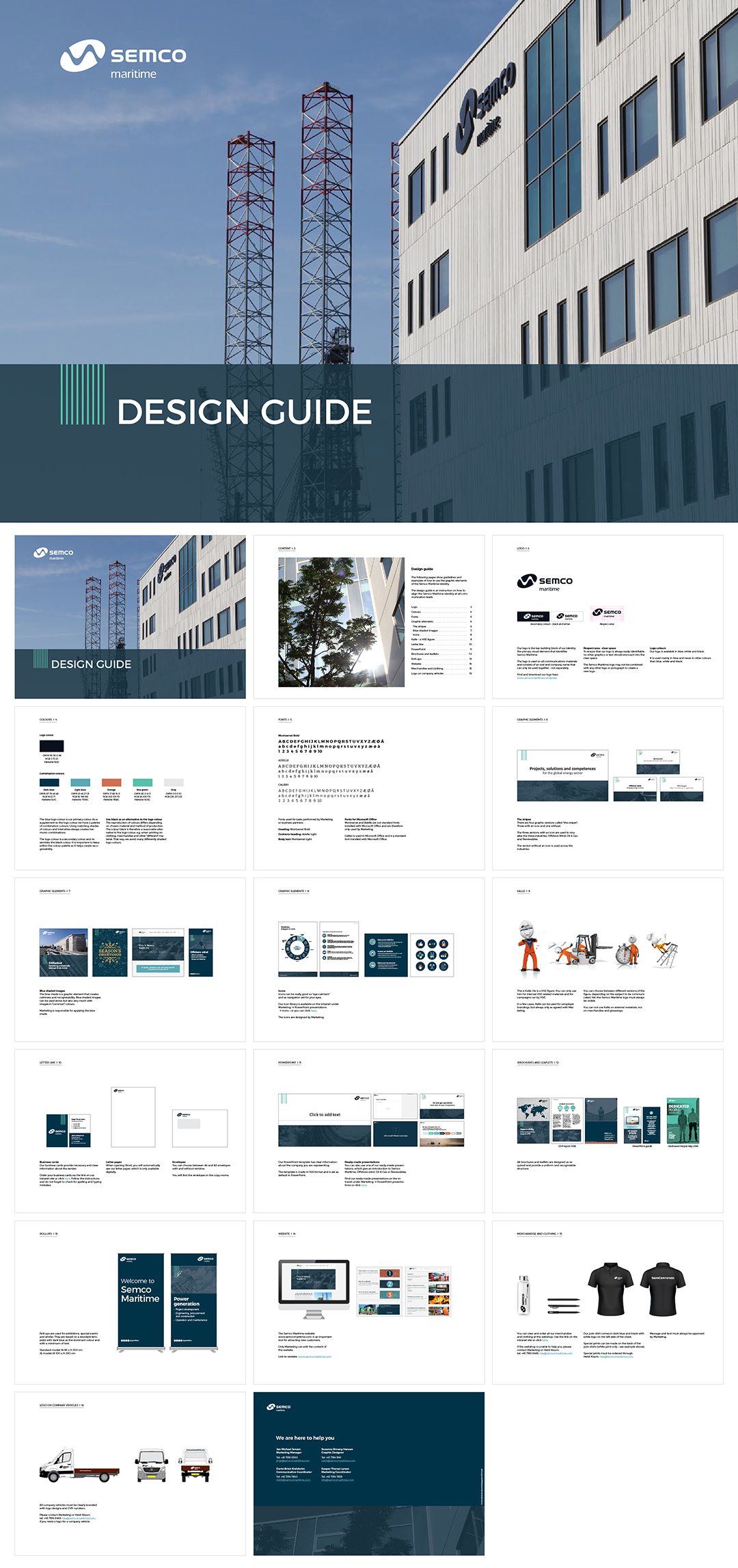 丹麦SEMCO MARITIME工程承包公司VI手册