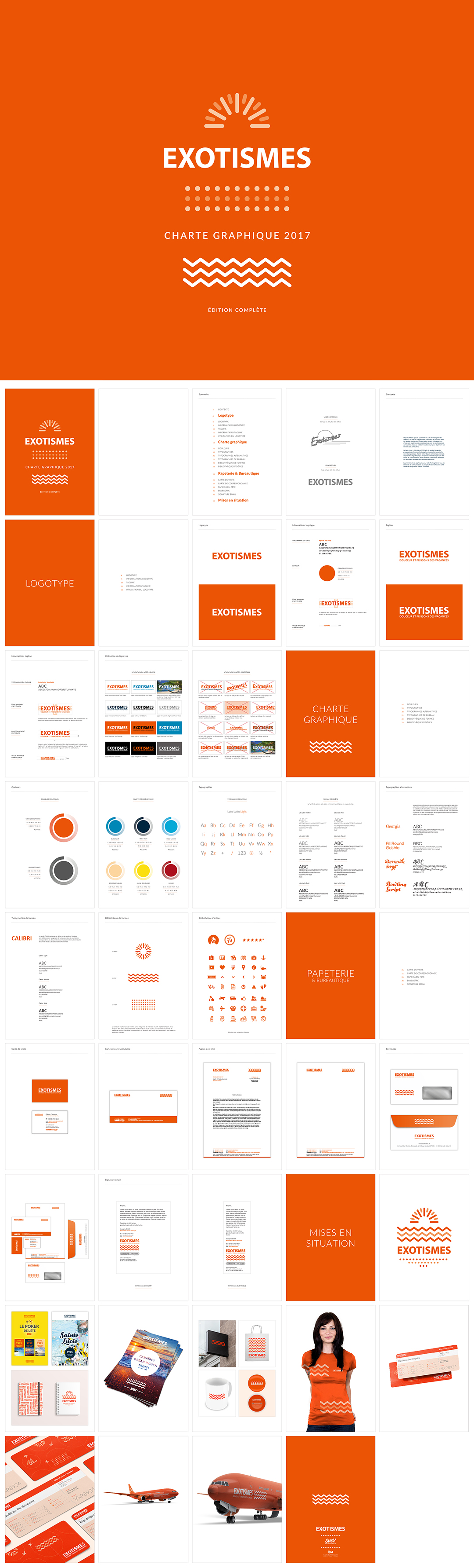法国Exotismes旅行社品牌VI手册