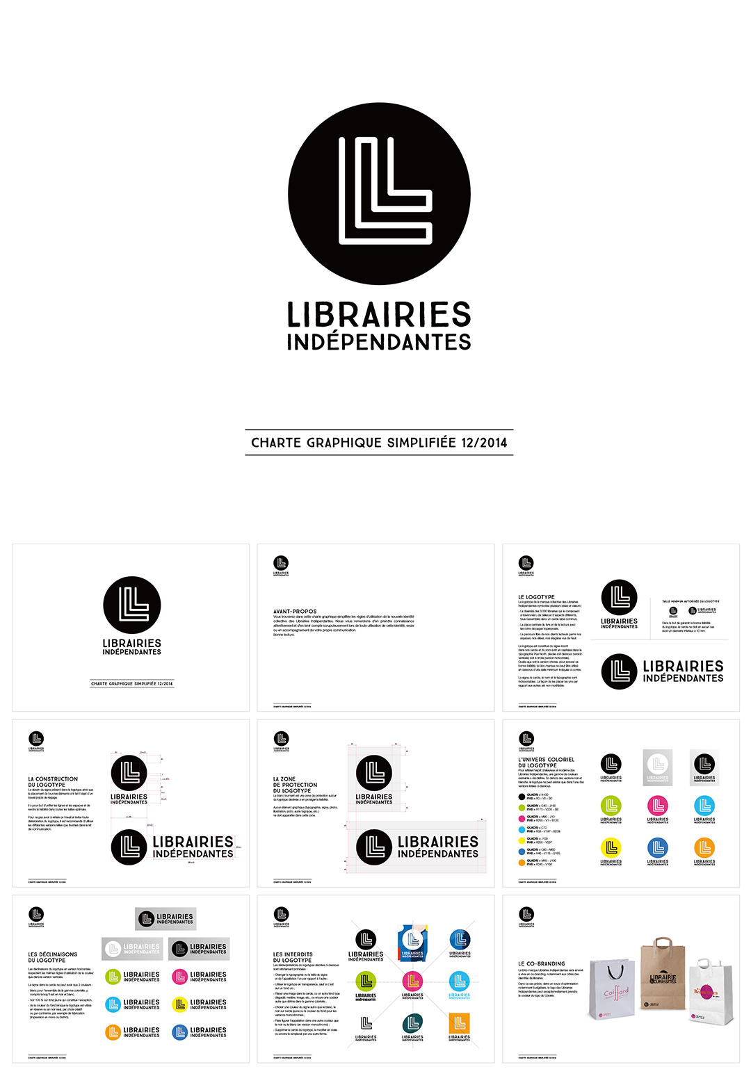 法国librairies图书馆logo规范