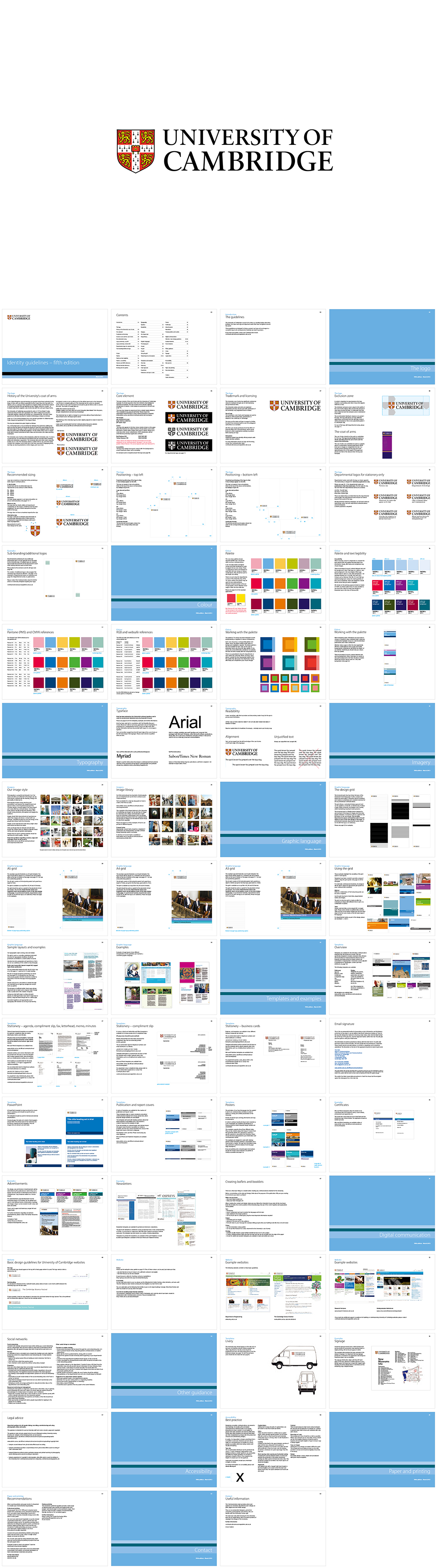 英国UNIVERSITY OF CAMBRIDGE剑桥大学VI手册