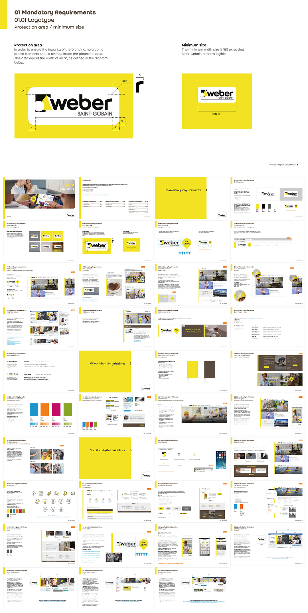 法国WEBER圣戈班韦伯工业砂浆生产商VI手册